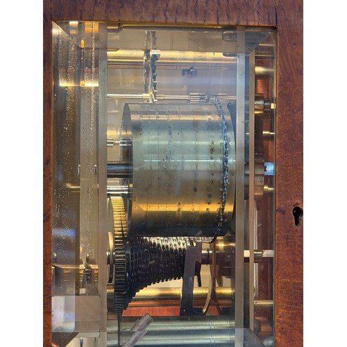 59 - An Edwardian timepiece, by A J Barnsdale of London, 8-day brass chain-driven single fusee movement, ... 