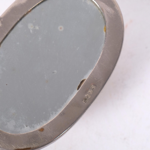 278 - A Chinese pagoda design Vintage dome-top paperweight with white metal mounts, 4 character mark to th... 