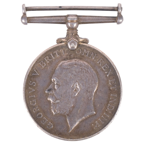 315 - MILITARY INTEREST - a First World War Period British War medal, named to 4954Pte.R.Launchbury.Oxf.&B... 