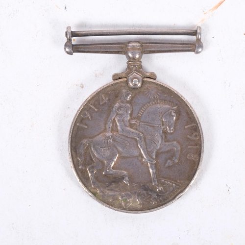 315 - MILITARY INTEREST - a First World War Period British War medal, named to 4954Pte.R.Launchbury.Oxf.&B... 