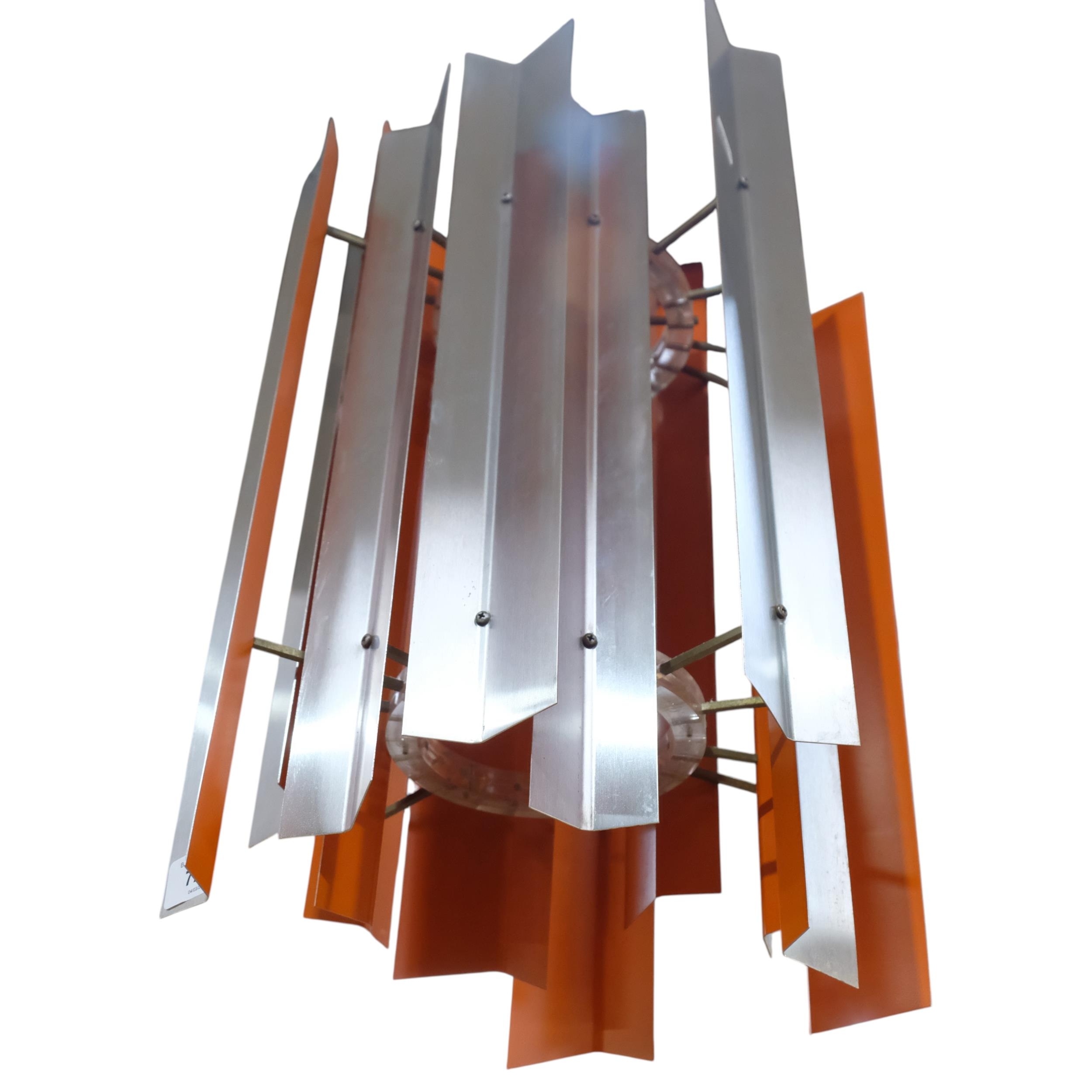 1960’s Danish HF Folsgaard & Preben dal hanging light , H54cm