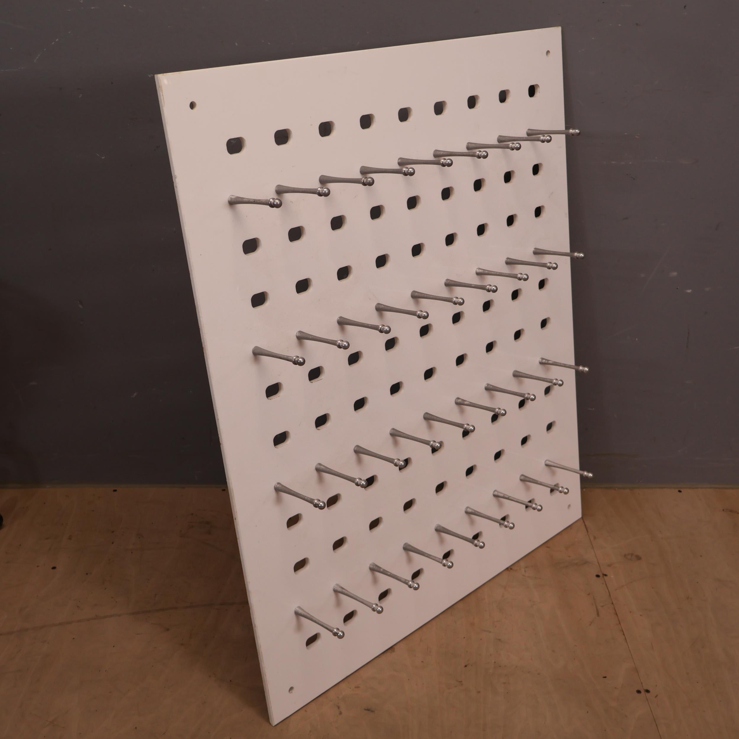 An unusual designer wall mounted acrylic sculpture or display unit ...