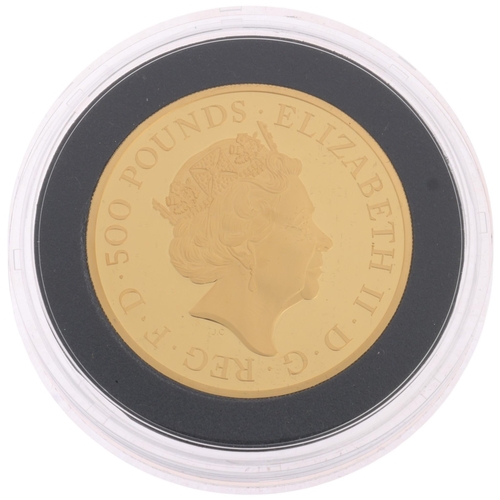 3 - The Britannia 2017 – UK Five Ounce Gold Proof Coin, The Royal Mint, 500 Pounds (5oz/156.30g), 999.9 ... 