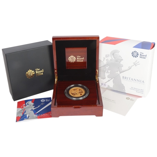 3 - The Britannia 2017 – UK Five Ounce Gold Proof Coin, The Royal Mint, 500 Pounds (5oz/156.30g), 999.9 ... 
