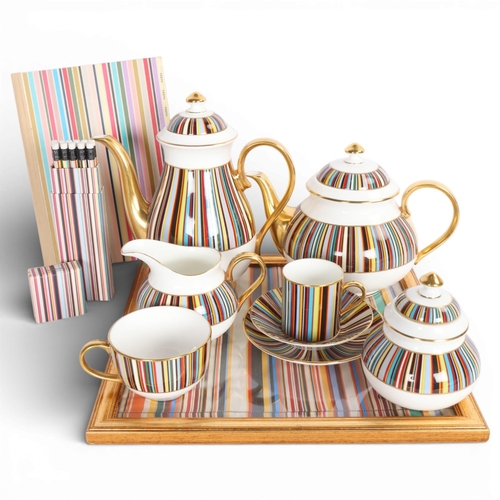 PAUL SMITH for Thomas Goode, a bone china part tea and coffee set