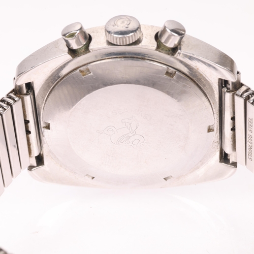 1001 - OMEGA - a Vintage stainless steel Seamaster mechanical chronograph wristwatch, ref. 145.029, circa 1... 