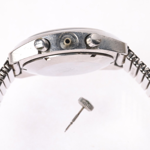 1001 - OMEGA - a Vintage stainless steel Seamaster mechanical chronograph wristwatch, ref. 145.029, circa 1... 