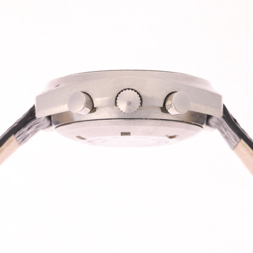 1007 - HEUER - a Vintage stainless steel Pasadena automatic chronograph calendar wristwatch, ref. 750.501, ... 