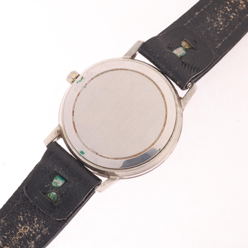 12 - OMEGA - a stainless steel Seamaster quartz calendar wristwatch, ref. 196.0079, circa 1976, silvered ... 