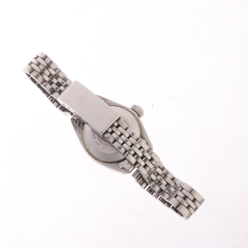 36 - TUDOR - a lady's Vintage stainless steel Princess Oysterdate automatic calendar bracelet watch, ref.... 