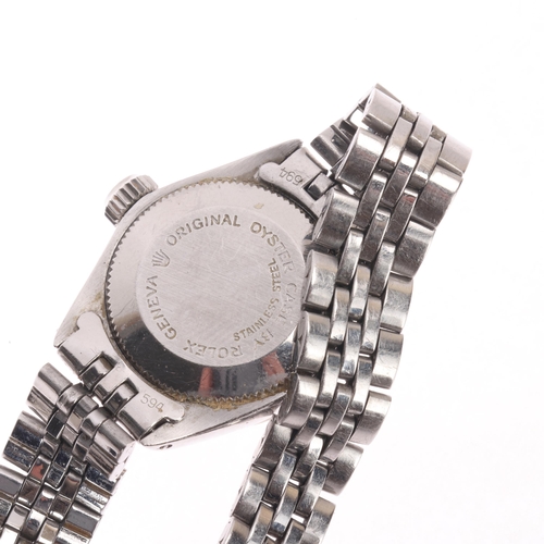36 - TUDOR - a lady's Vintage stainless steel Princess Oysterdate automatic calendar bracelet watch, ref.... 