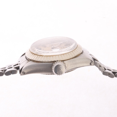 36 - TUDOR - a lady's Vintage stainless steel Princess Oysterdate automatic calendar bracelet watch, ref.... 