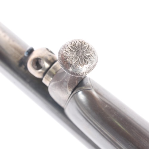 79 - Annie Oakley’s “Rifle Queen” Presentation Engraved Daw’s 408 Pin-Fire Smooth Bore Target Gun - 

Cra... 