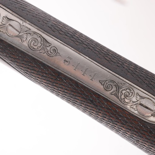 79 - Annie Oakley’s “Rifle Queen” Presentation Engraved Daw’s 408 Pin-Fire Smooth Bore Target Gun - 

Cra... 