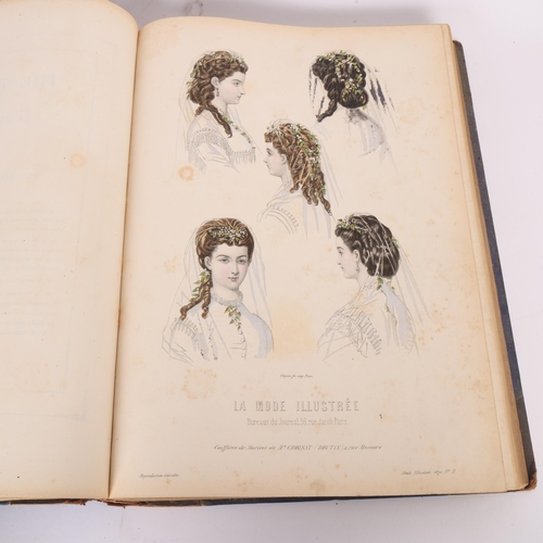 101 - La Mode - 19th century fashion, two bound volumes of French fashion publications between 1868 and 18... 