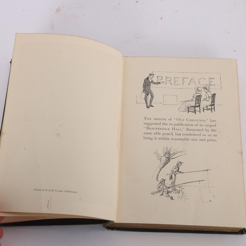 103 - Washington Irving, Bracebridge Hall  London, Macmillan and Co, London 1877, illustrated by R.Caldeco... 
