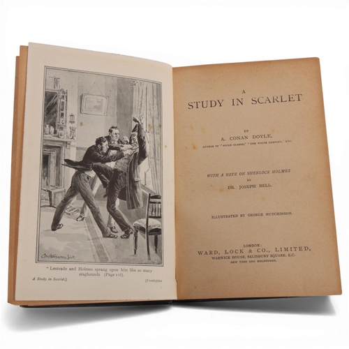 104 - A. Conan Doyle, A Study in Scarlet (Sherlock Holmes), Ward, Lock & Co, London, illustrated by George... 