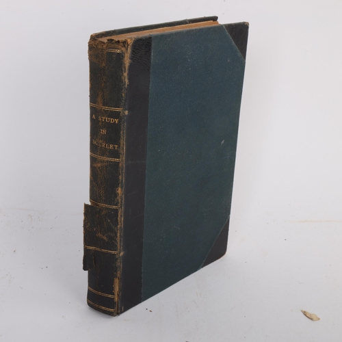 104 - A. Conan Doyle, A Study in Scarlet (Sherlock Holmes), Ward, Lock & Co, London, illustrated by George... 