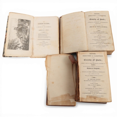 110 - Yorkshire Interest - two volumes History Directory and Gazetteer of the County of York, 1822/23, tog... 