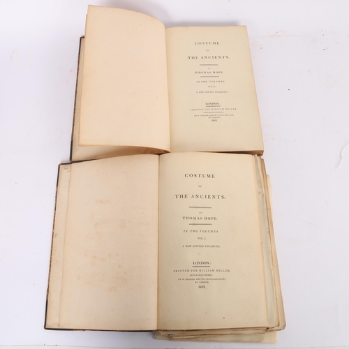 111 - Hope's Costumes of the Ancients in two volumes, By Thomas Hope, 2nd 