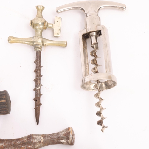 52 - 8 various corkscrews late 19th / early 20th century, including German 