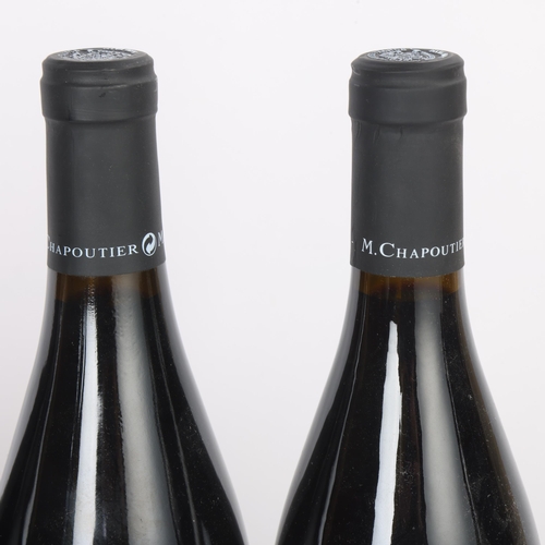 66 - 4 bottles of Cotes De Roussillion Villages red wine, M Chapoutier, Bila-Haut, Occultum Lapidem, 2 x ... 