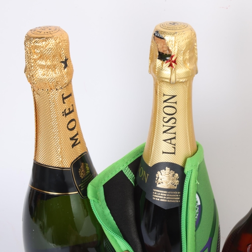 67 - 2 bottles of non vintage Champagne, Moet & Chandon Brut Imperial in presentation box 750ml, Lanson B... 