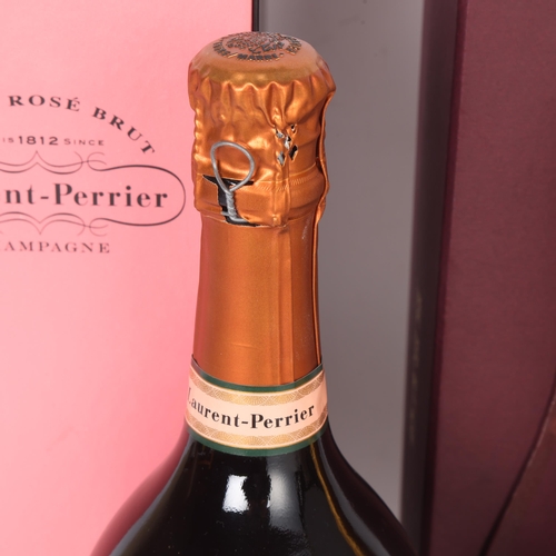 74B - 2 bottles of champagne, Krug Grand Cuvee 375ml in presentation box and Laurent-Perrier Cuvee Rose Br... 