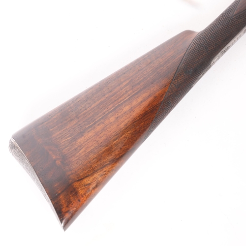 79 - Annie Oakley’s “Rifle Queen” Presentation Engraved Daw’s 408 Pin-Fire Smooth Bore Target Gun - 

Cra... 