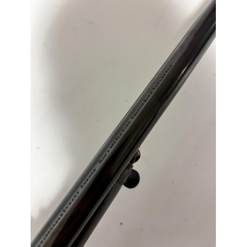 79 - Annie Oakley’s “Rifle Queen” Presentation Engraved Daw’s 408 Pin-Fire Smooth Bore Target Gun - 

Cra... 