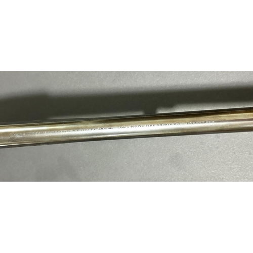 79 - Annie Oakley’s “Rifle Queen” Presentation Engraved Daw’s 408 Pin-Fire Smooth Bore Target Gun - 

Cra... 