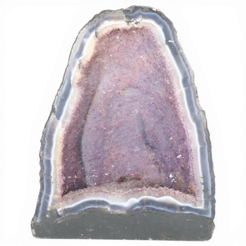 88 - A natural amethyst cavern geode, height 34cm