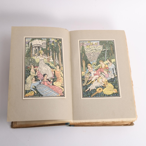 96 - The Decameron of Giovanni Boccaccio, 2 copies, 1920 edition with illustrations by Thomas Derrick no ... 