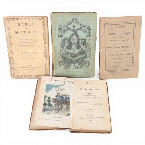98 - 4 early 19th century books/booklets, including Sketches of Young Ladies by 