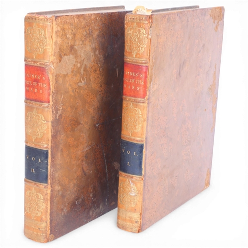 99 - History of the Wars of the French Revolution.... by Edward Baines, 1817, in two leather bound volume... 