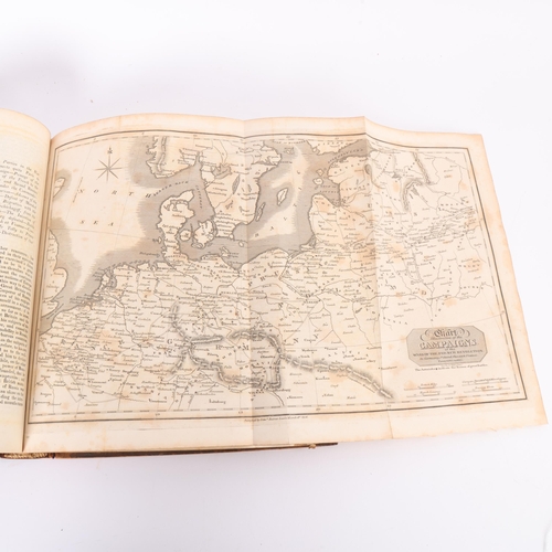 99 - History of the Wars of the French Revolution.... by Edward Baines, 1817, in two leather bound volume... 