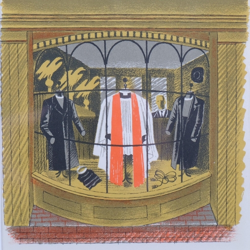 Eric Ravilious (1903-1942), lithograph in colours on paper, Clerical ...