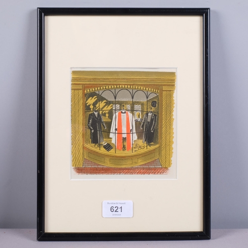 Eric Ravilious (1903-1942), lithograph in colours on paper, Clerical ...