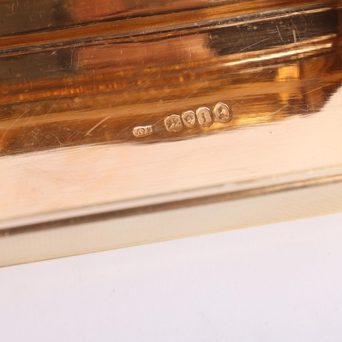 1112 - A fine George IV silver-gilt and gold snuff box, Alexander James Strachan, London 1824, rectangular ... 
