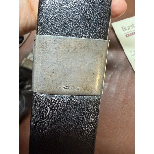 85 - A George V Scottish silver-mounted dirk, with ebonised basket-weave hilt, the pommel set with a cut-... 