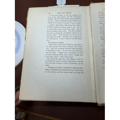 111A - The Lost World, by Arthur Conan Doyle, pub. Henry Frowde, Hodder and Stoughton, n.d. 1914?. The firs... 