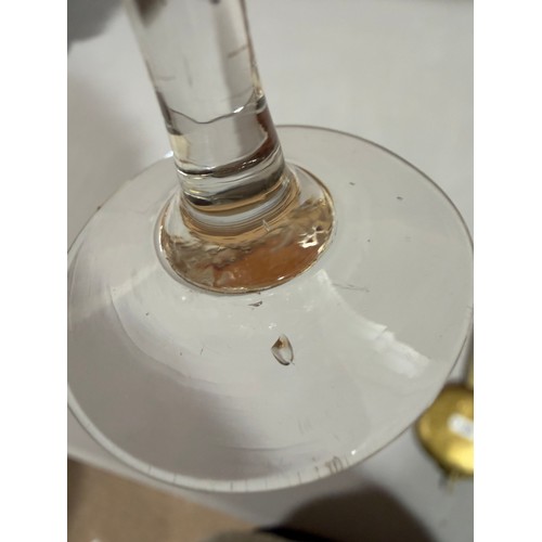 61 - A Victorian oak tantalus with 3 square cut-glass decanters, fold-out lids enclosing 3 liqueur glasse... 