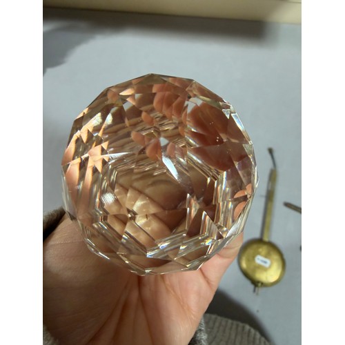 61 - A Victorian oak tantalus with 3 square cut-glass decanters, fold-out lids enclosing 3 liqueur glasse... 