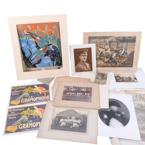 123 - Various prints and ephemera