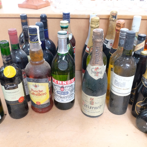 147 - A collection of wines and spirits