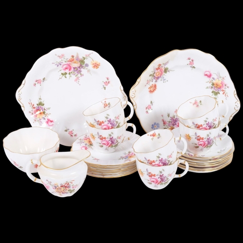 162 - Royal Crown Derby, Derby Posies pattern tea service