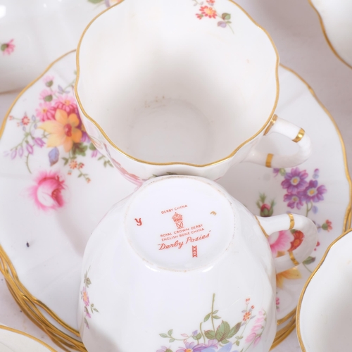 162 - Royal Crown Derby, Derby Posies pattern tea service