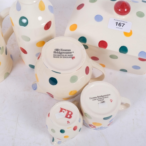 167 - A group of Emma Bridgewater Spot pattern ceramics