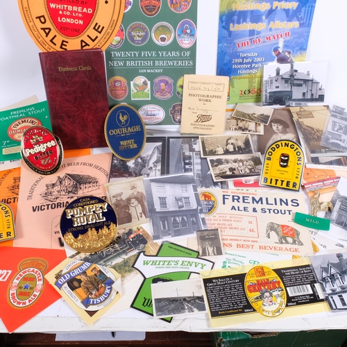 309 - BREWERYANIA - a collection of various pump badges, including Marstons Pedigree Bitter, Boddingtons B... 