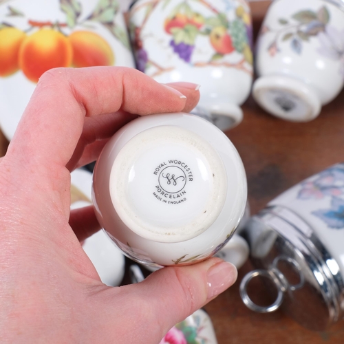 333 - A large collection of Royal Worcester Evesham and other pattern egg coddlers, various sizes, all wit... 